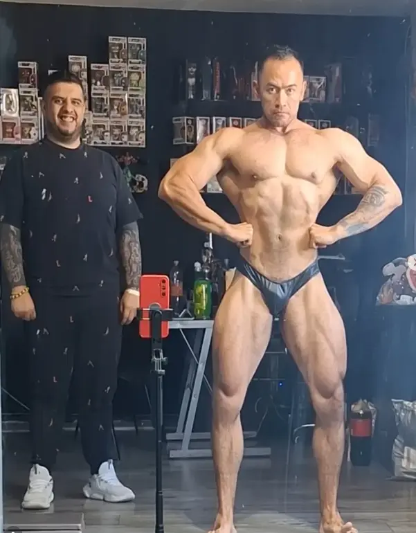 Germán Gutiérrez evaluando atleta